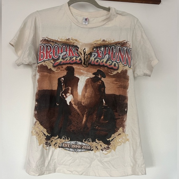 Brooks and Dunn 2010 Concert T-Shirt Last Rodeo Tour - Picture 2 of 2